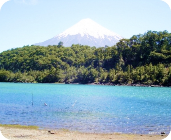 Die Seen, Vulkan Osorno und Petrohuewasserfälle